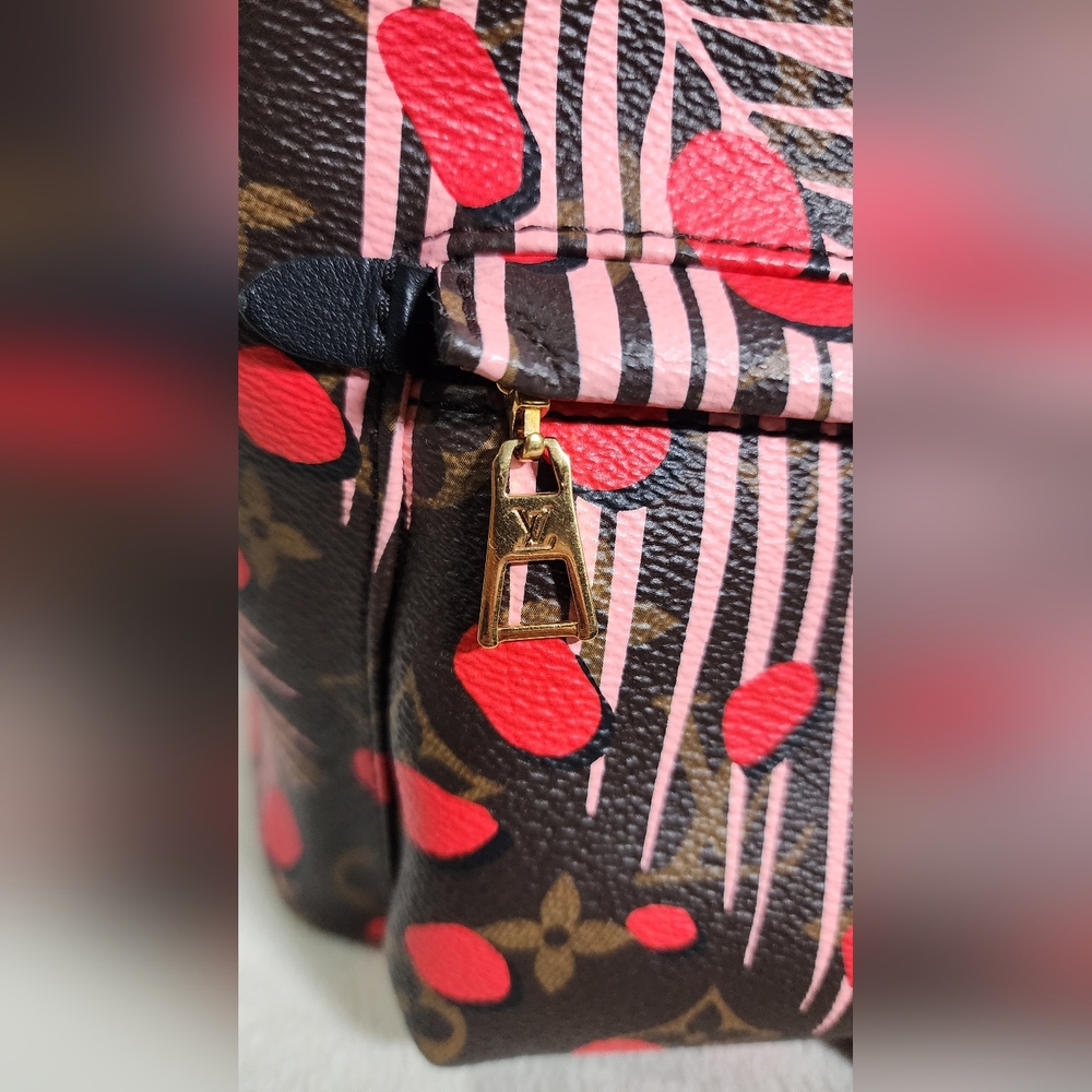 Louis Vuitton Limited Edition Palm Springs Jungle Dot Backpack. - Picture 9 of 15